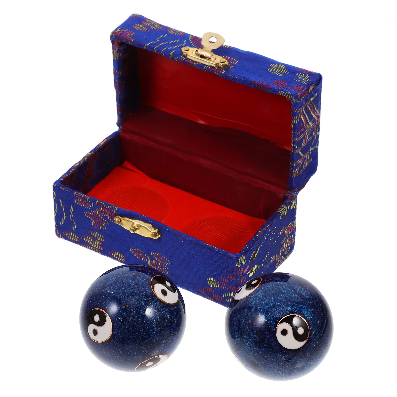 

2Pcs Fitness Metal Massage Balls for H Exercise Massaging Balls Massage Ball Fine Texture Metal Ball High Value