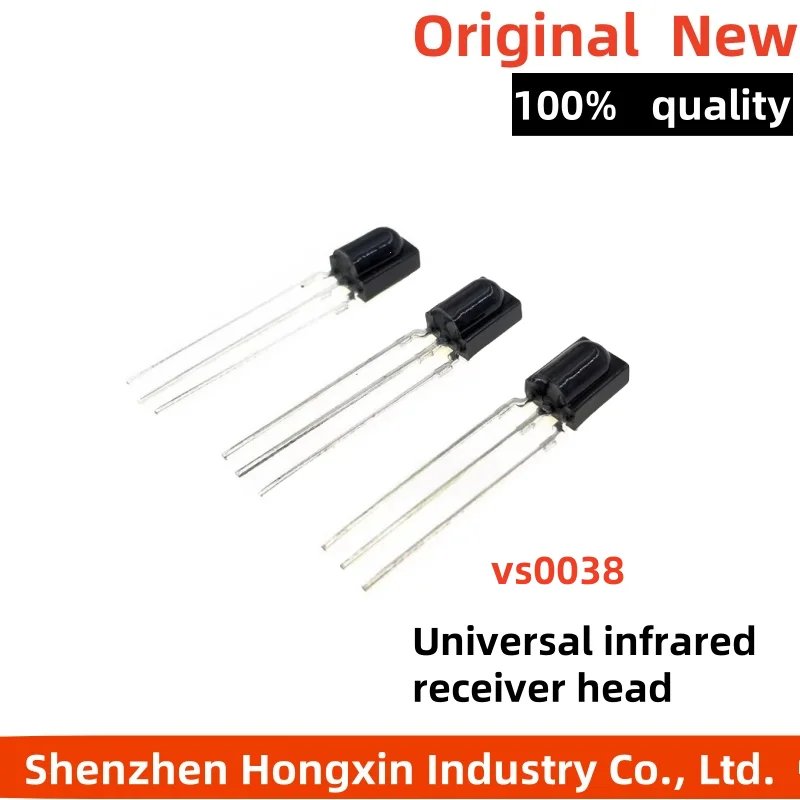 

10pcs universal infrared receiver head plastic remote control receiver tube 0038 integrated infrared receiver vs0038