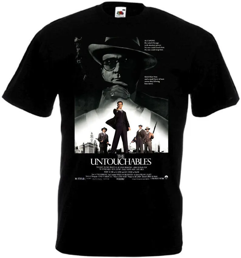 

THE UNTOUCHABLES Movie Poster T shirt black all sizes