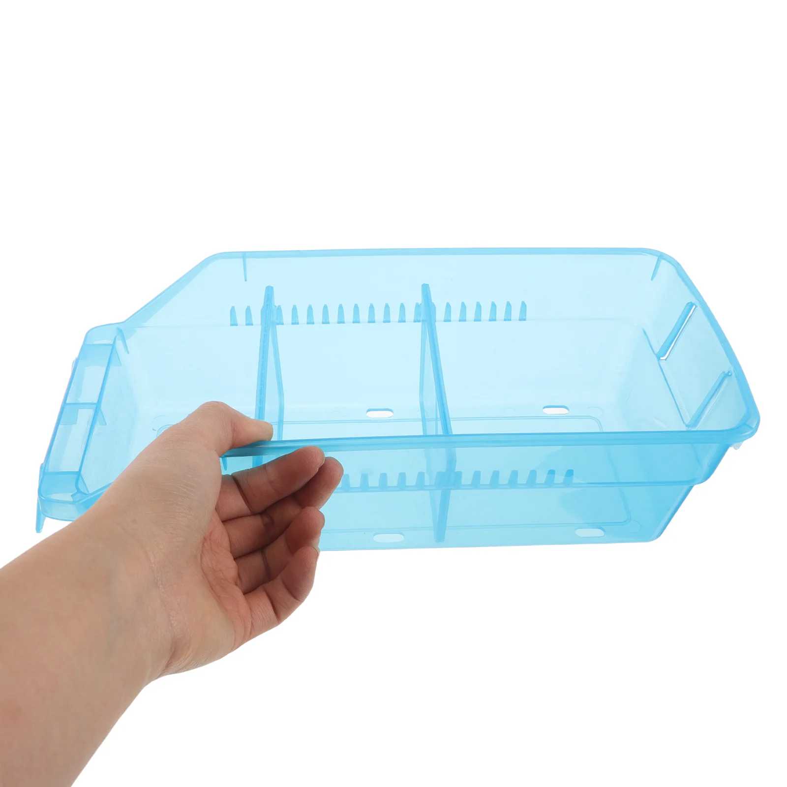 

2pcs Medication Organizer Storage Box Transparent Stackable Plastic Medical Bin Dividers Home Pharmacy Pill Case Small Parts