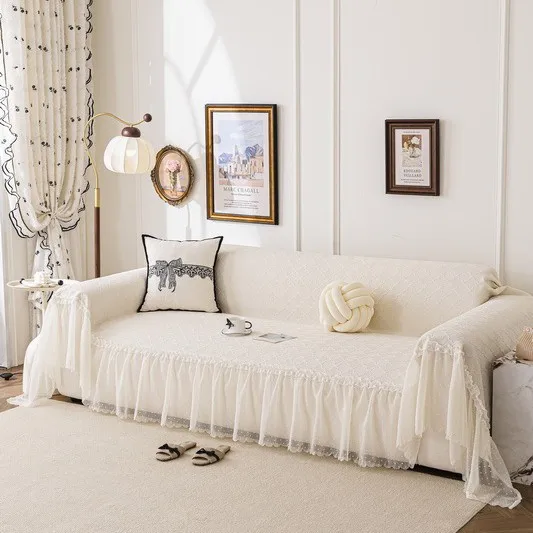 

Универсальный чехол-накидка для дивана в скандинавском стиле из шенилла, всесезонный, защита от царапин кошек, покрывало для дивана