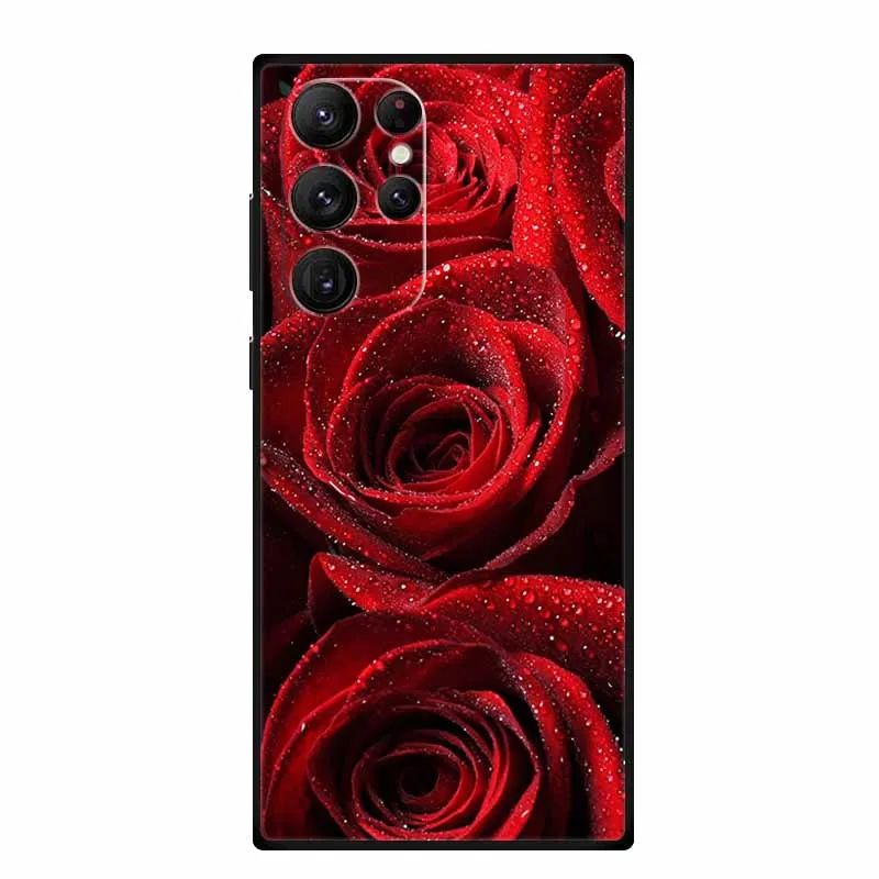 For Samsung Galaxy S24 Ultra Case S24Ultra Black Silicone Soft Back Cover Case For Samsung S24 Ultra Phone Case Cover S 24 Ultra