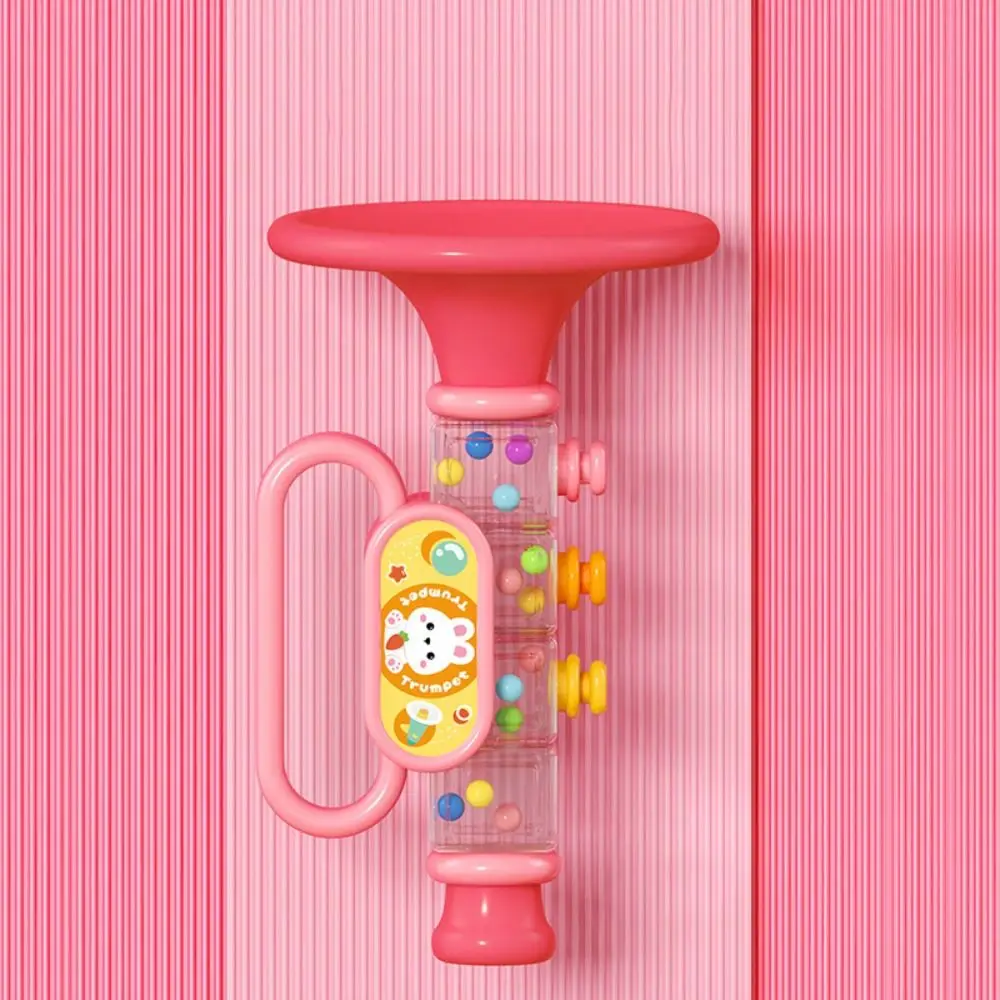 การเรียนรู้ MINI เป่าทรัมเป็ตการ์ตูนกระต่าย Speech Enhancement Horn ของเล่นแขวนเชือกเปลี่ยนเสียงนกหวีดของขวัญ