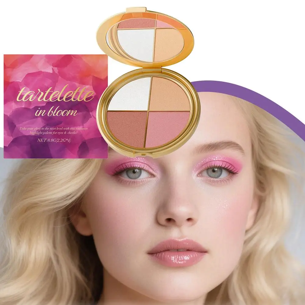 พาเลทอายแชโดว์ บลัชออน 3 in 1 ช่วยลดจุดด่างดำบนใบหน้า ให้ผิวกระจ่างใส อเนกประสงค์ พกพาสะดวก ใช้ได้ทุกวัน