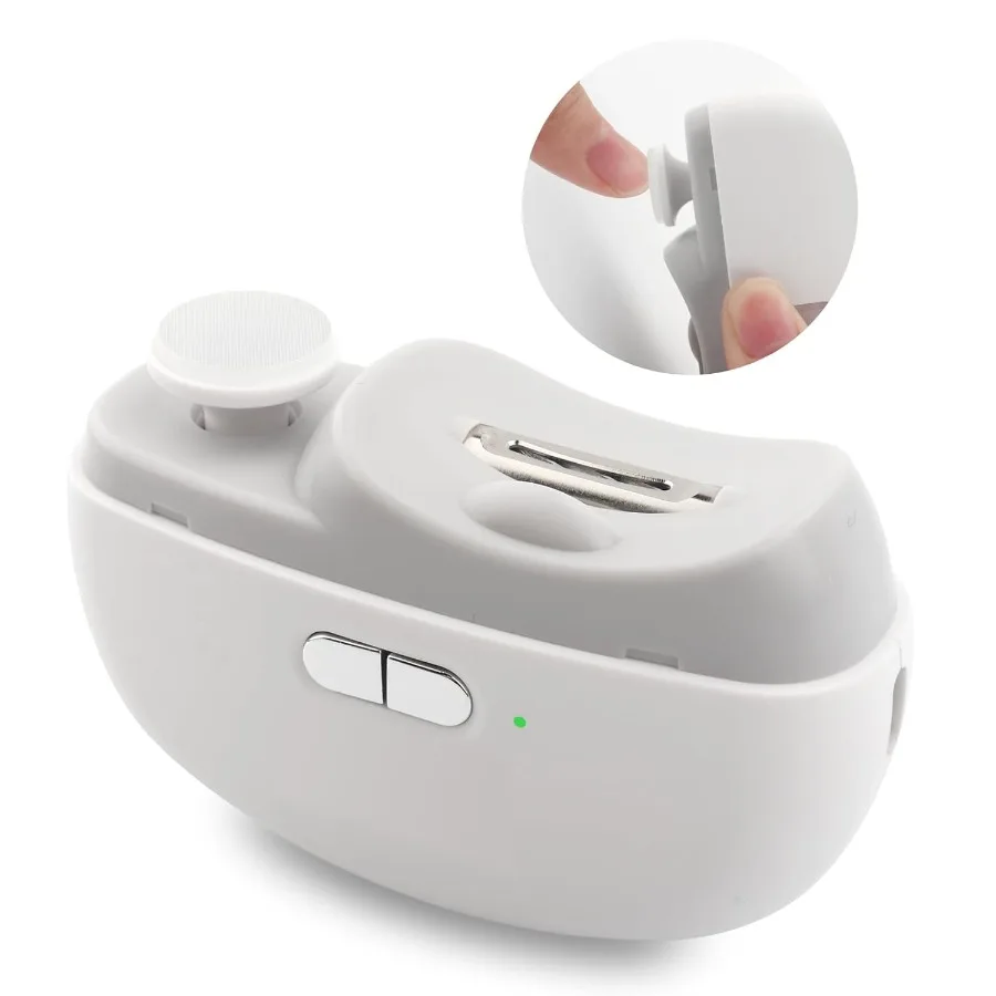 

Электрическая машинка для стрижки ногтей для пожилых и детей. Автоматический электрический триммер 3 в 1 с функцией полировки ногтей и пальцев.