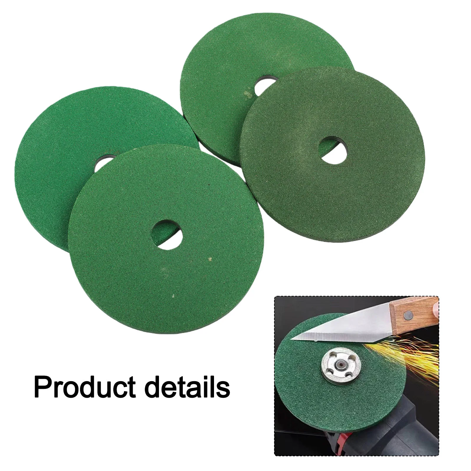 4PCS Metal Cutting Disc Angle Grinder Saw Blade Resin Grinding Wheel Disc 10cm 400-2000 Mesh Electric Angle Grinder Accessories