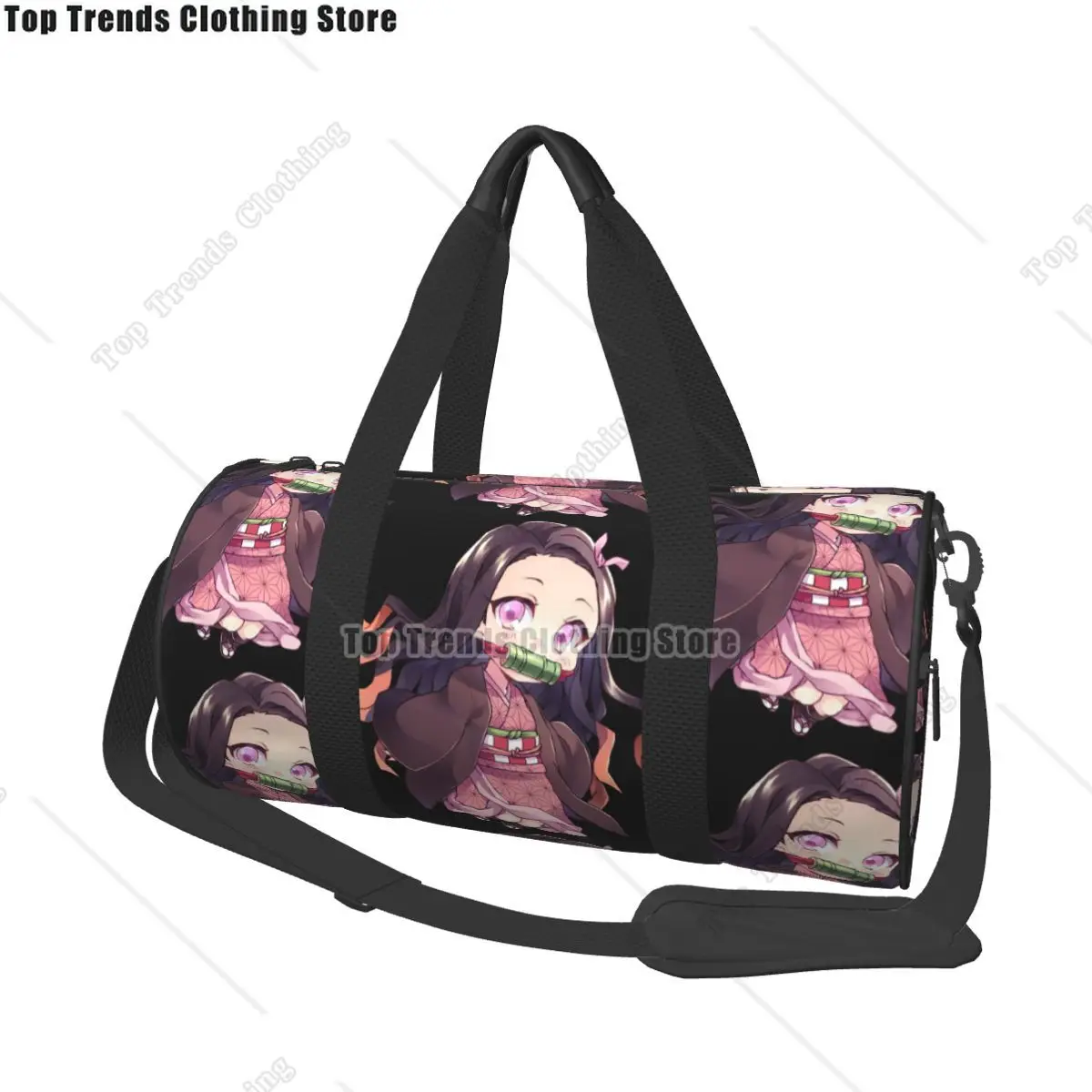 

Anime Sport Bags Japanese Girl Kawaii Gym Accessories Gym Bag Weekend Men's Design Handbag Luggage Vintage Fitness Bag