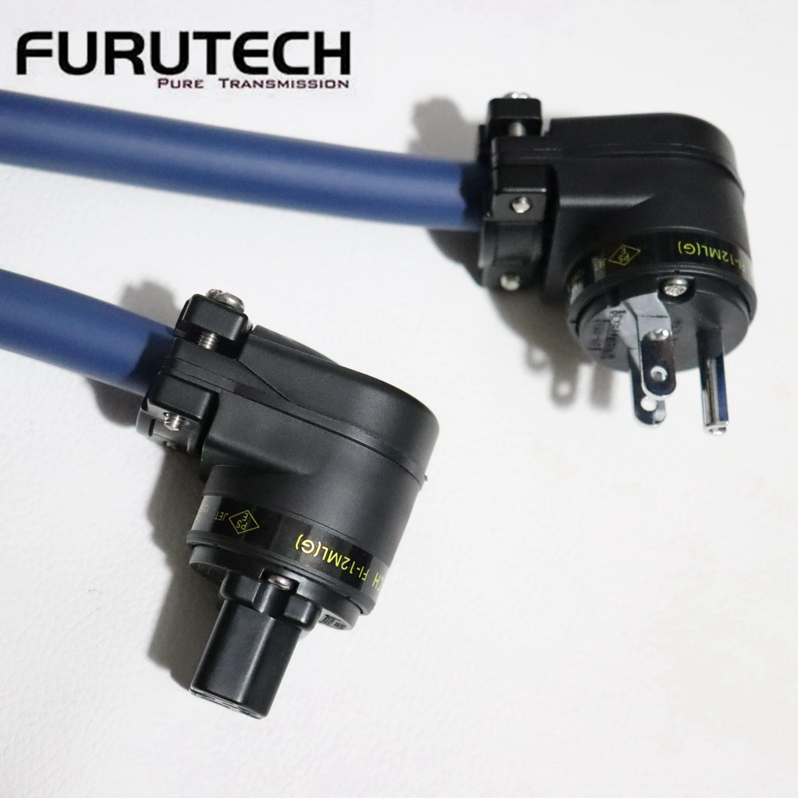 FURUTECH 3ts20 Alpha OCC Conductor HiFi audio speaker Power Cord with Original FI-11 L-Type 90° Elbow Plug made in japan