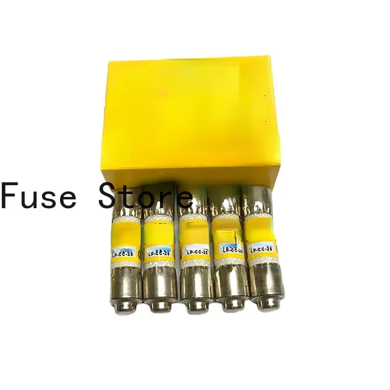 Imagem -05 - Importado Atraso Fusível 10*38 mm 25a 600v 10 Pcs Lp-cc25