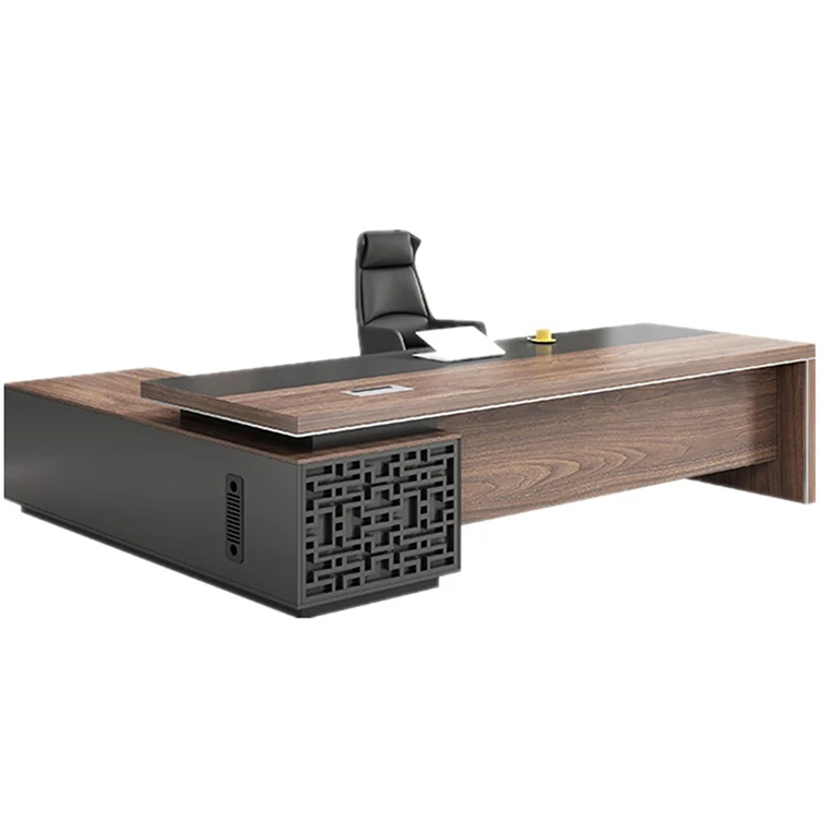 

Office Furniture Modern Simple President Desk Fashion boss Desk and Chair Combination Office Manager Desk