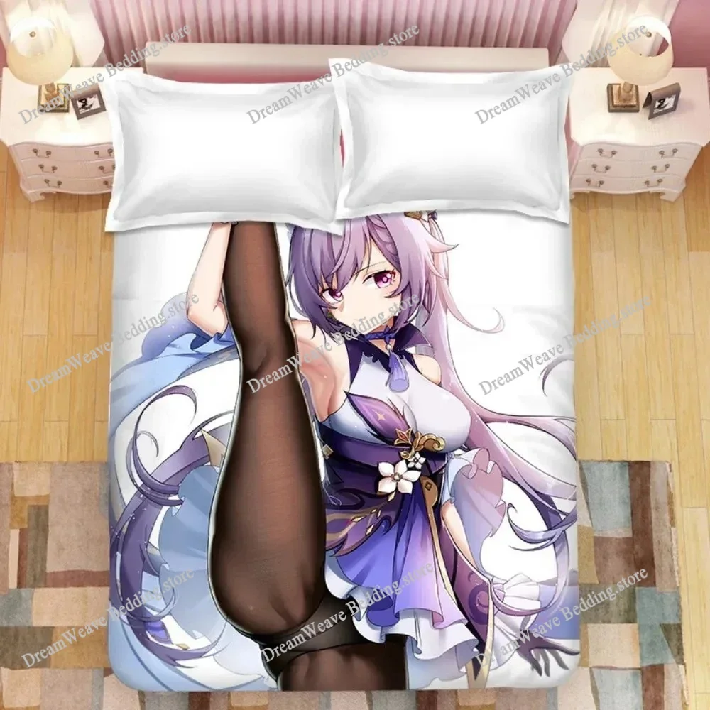 

Bedding Set Game Genshin Impact Chongyun 3d Duvet Cover Set Comforter Bed Linen Twin Queen King Single Size Dropshipping Cartoon
