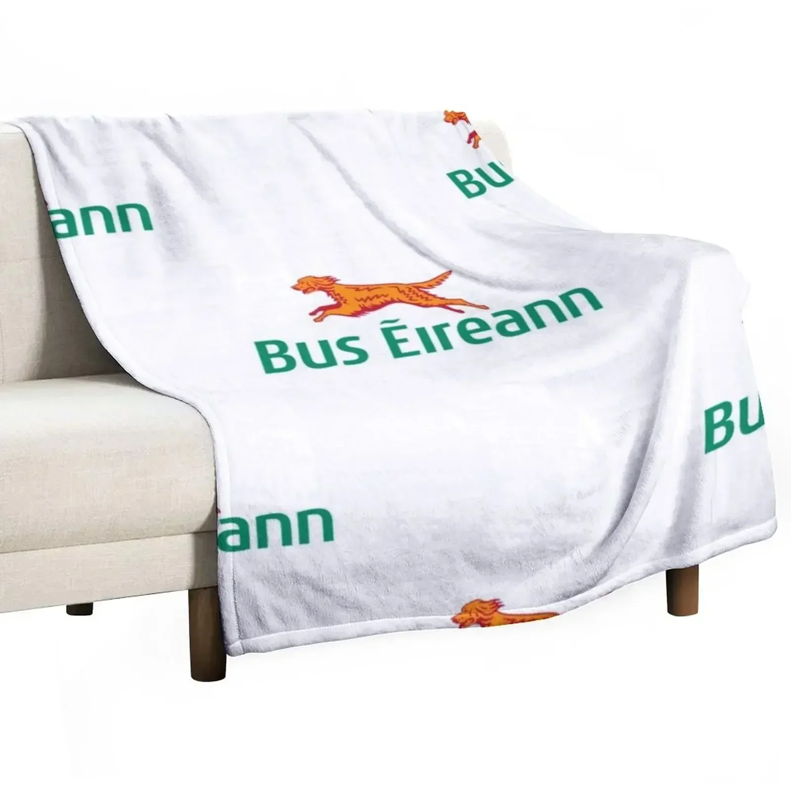 

Irish Bus Eireann Throw Blanket Luxury Designer Polar Hairy Blankets