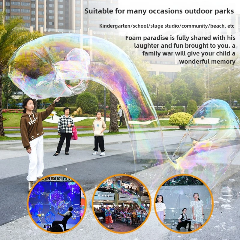 Professional Foldable Bubble Ring Magic Show Prop for Stage Performance and Party - view 4