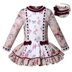 Pettgirl Infant kids Party Birthday Wedding Clothes Girls Floral Dresse Size 2-12Y