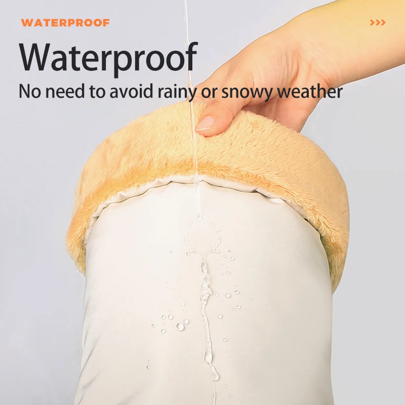 Universal Stroller Warm Gloves Waterproof Windproof Thickening for Yoyo/Cybex Bike Motorcycle Hand Muff Stroller Accessories