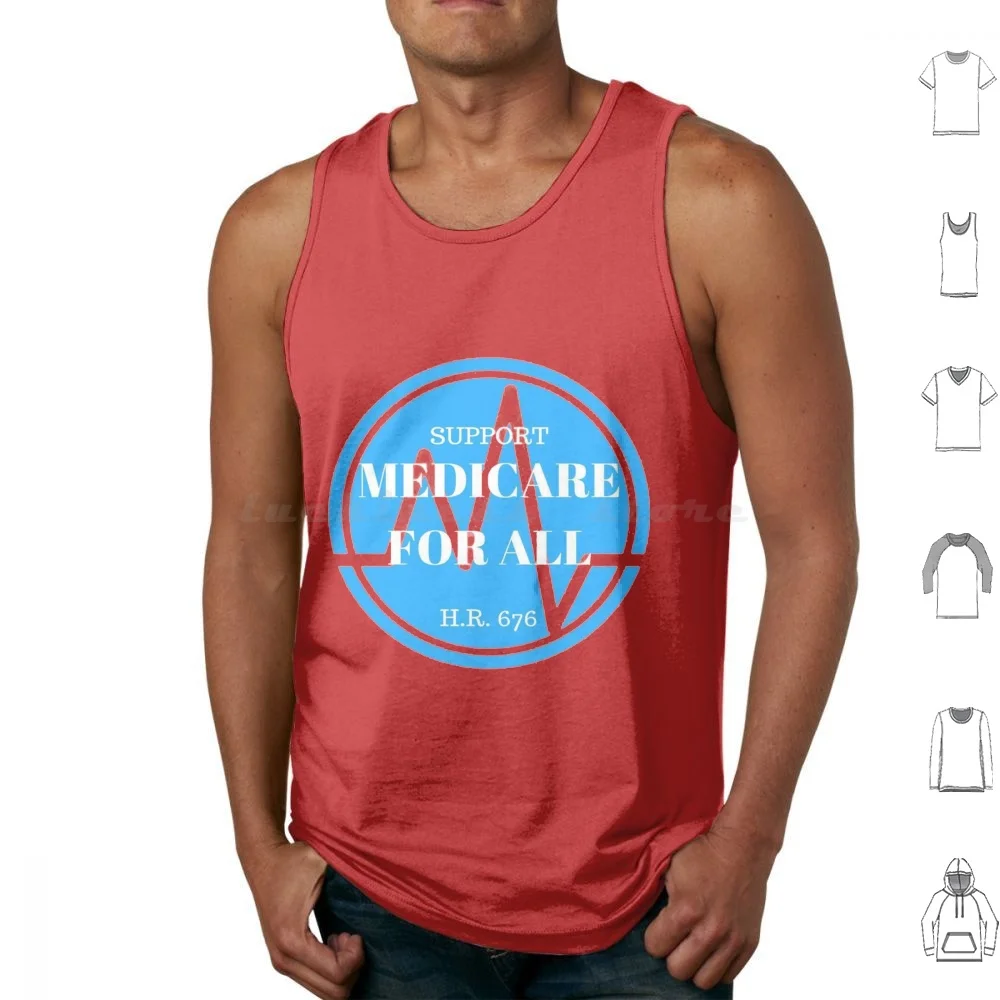 Support Medicare For All Tank Tops Vest Sleeveless Support Medicare For All Political Impeach Trump Revolution Resistance The