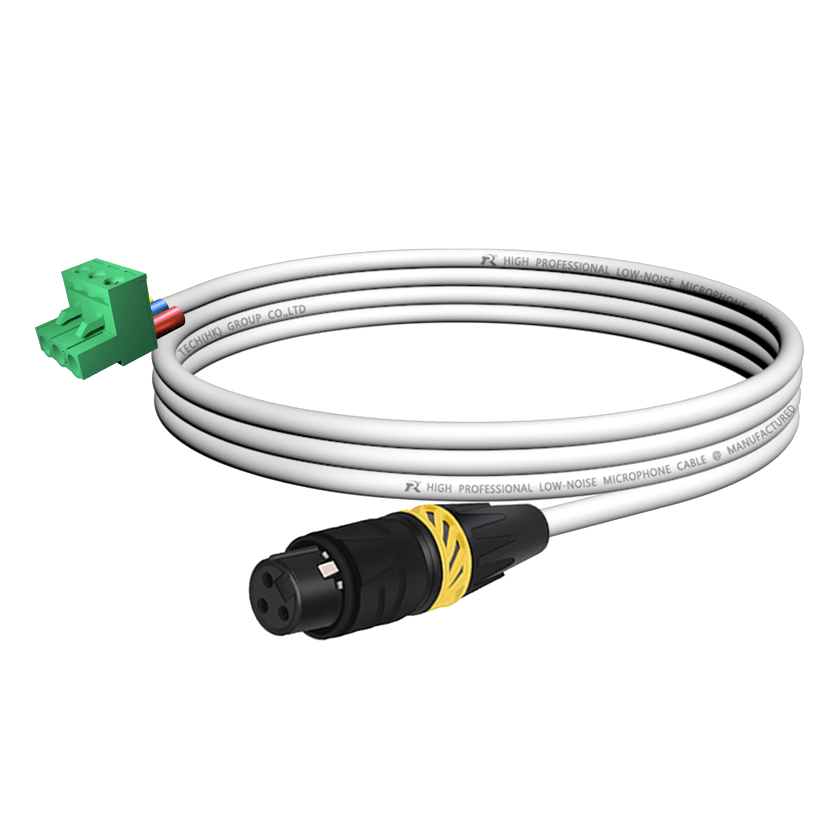 XLR zu Phoenix Kabel, Geräuscharmes 3-Pin XLR Buchse und Stecker zu PHX3M/2EDG 5.08 PCB Schraubklemmen-Adapterkabel mit Sicherem Endgriff – Detail 20