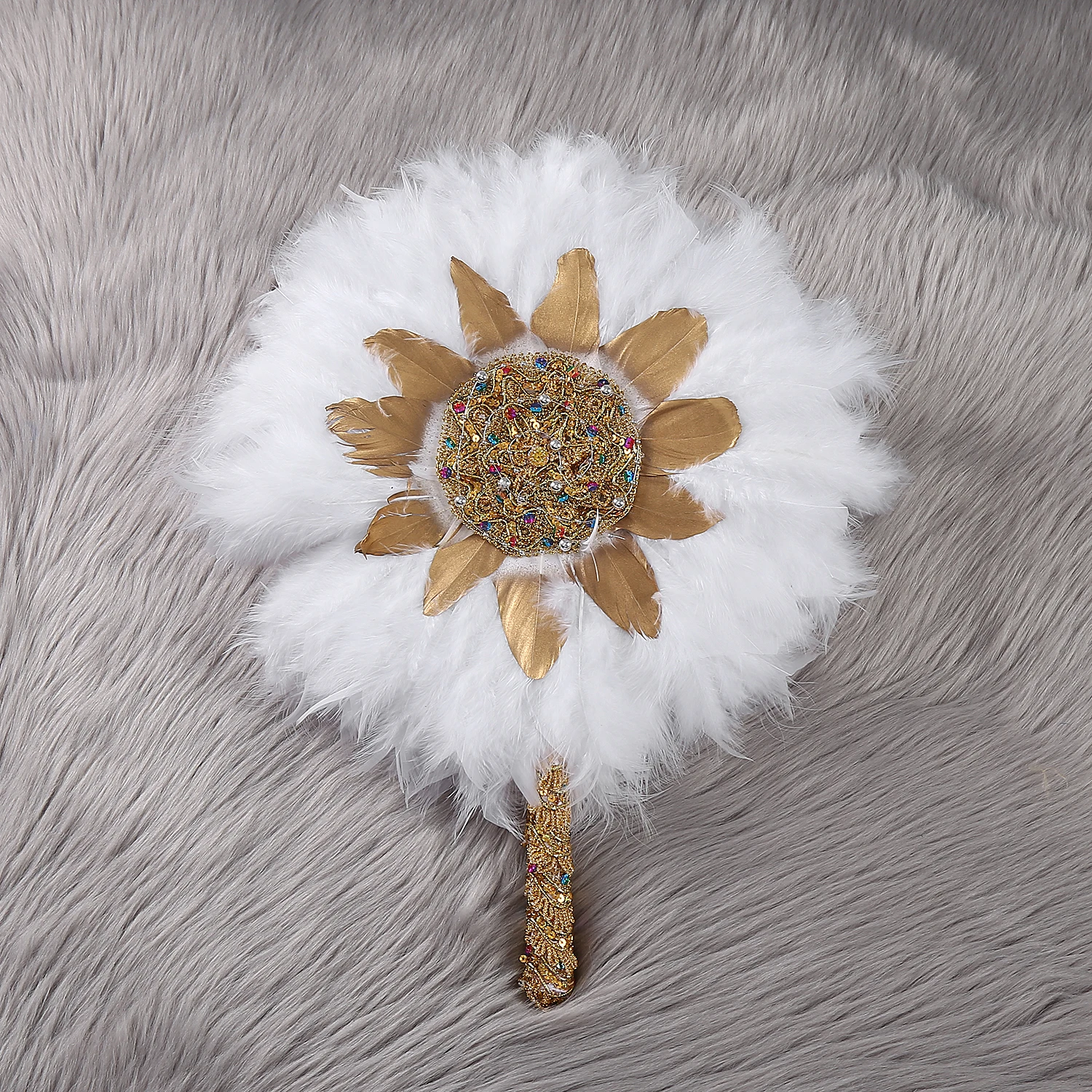 Festival feather fan，For dance， Petal shape， party decorations， wedding ，party decorations birthday，autumn decor，christmas