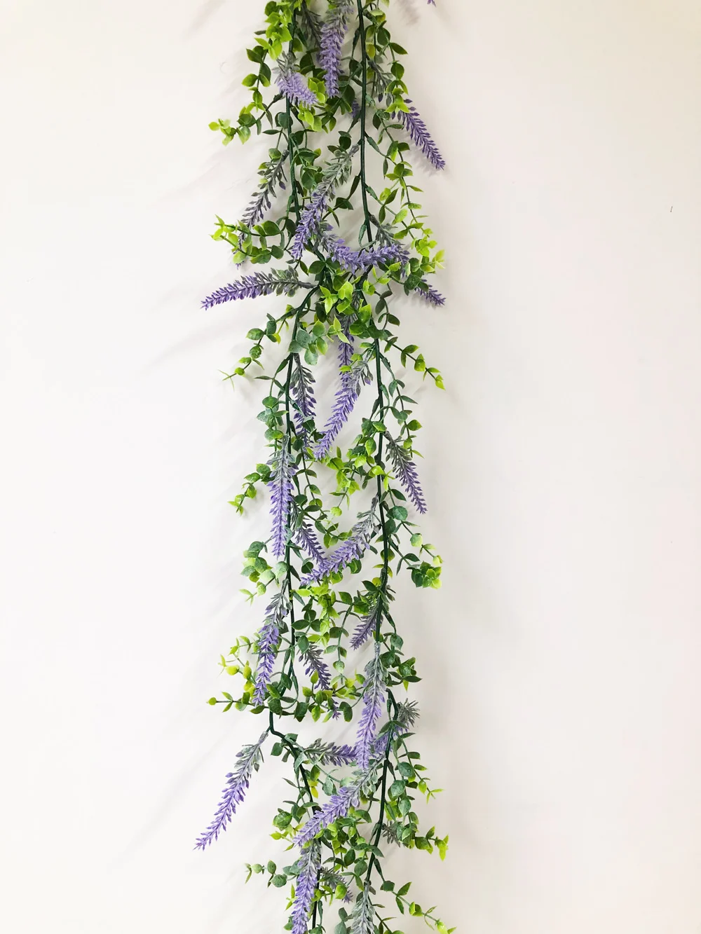 180cm Artificial Hanging Eucalyptus Plants Fake Lavender Flower Vines Plastic Wall Plant Leaves for Wedding Home Christmas Decor