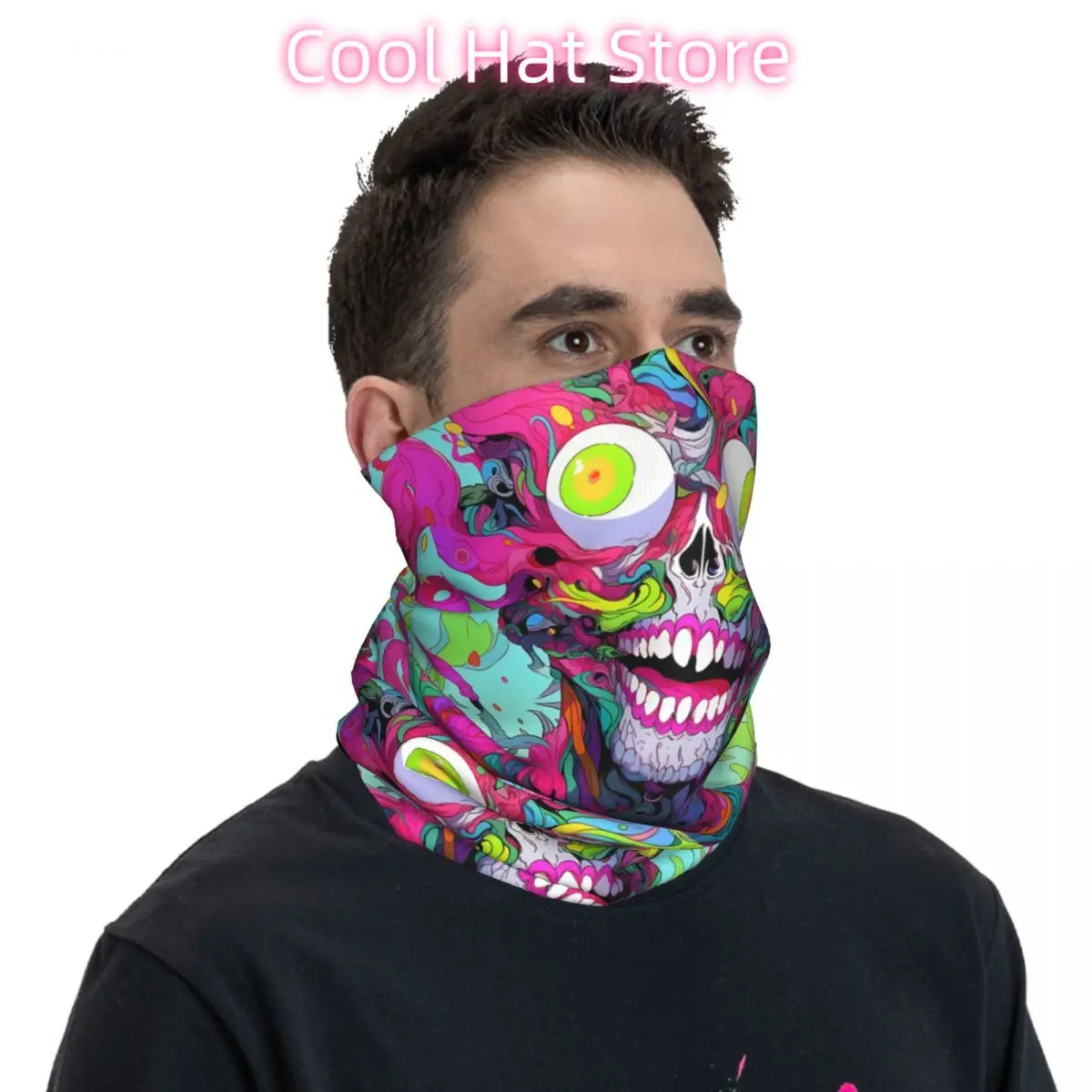 Terrifying Zombies Scarf Neckerchief Neck Face Mask Polyester