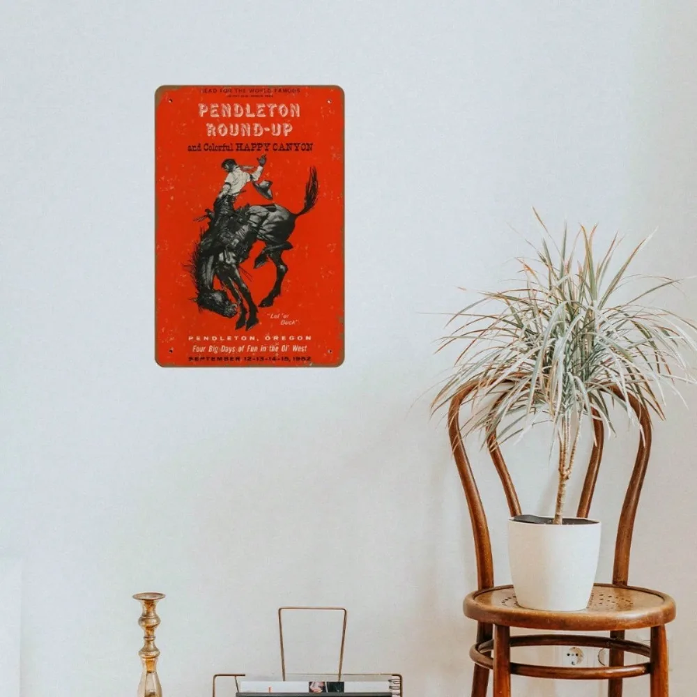 

Vintage Metal Tin Sign For Farmhouse Living Room Home Bar Cafe Wall Decor