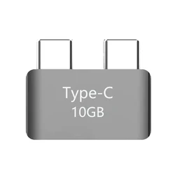 For MacBook Pro/Air Dual Type-C Short Extender USB C Thunderbolt 3 Female to Male Expansion Adapter Connector USB Hubs 5K Video