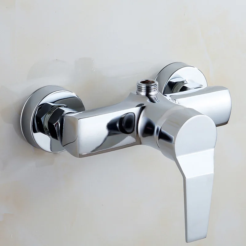 . Polished Chrome Finish New Wall Mounted shower faucet Bathroom Bathtub Handheld Shower Tap Mixer Faucet  YT-5323