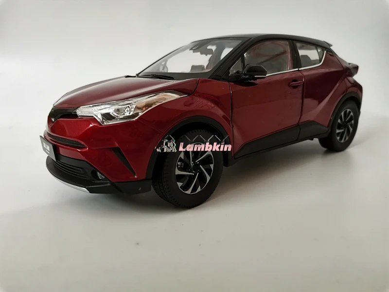 Original 1:18 For TOYOT IZOA car model simulation alloy car model collectible ornaments gift miniature