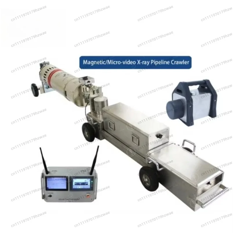 NDT ray pattern crawler robot pipeline inspection