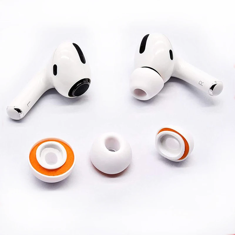 Memory Foam Ear Pads For Airpods Pro Wireless Bluetooth Earphones Silicone Ear Covers Caps Earphone Earpads Eartips 2pcs/Pair image 5
