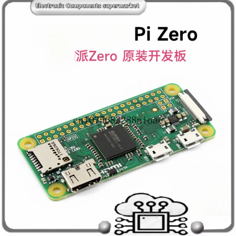 

Оригинальная версия Raspberry Pi Zero Board 1,3 с одноядерным процессором 1 ГГц, 512 МБ ОЗУ или комплектом Zero