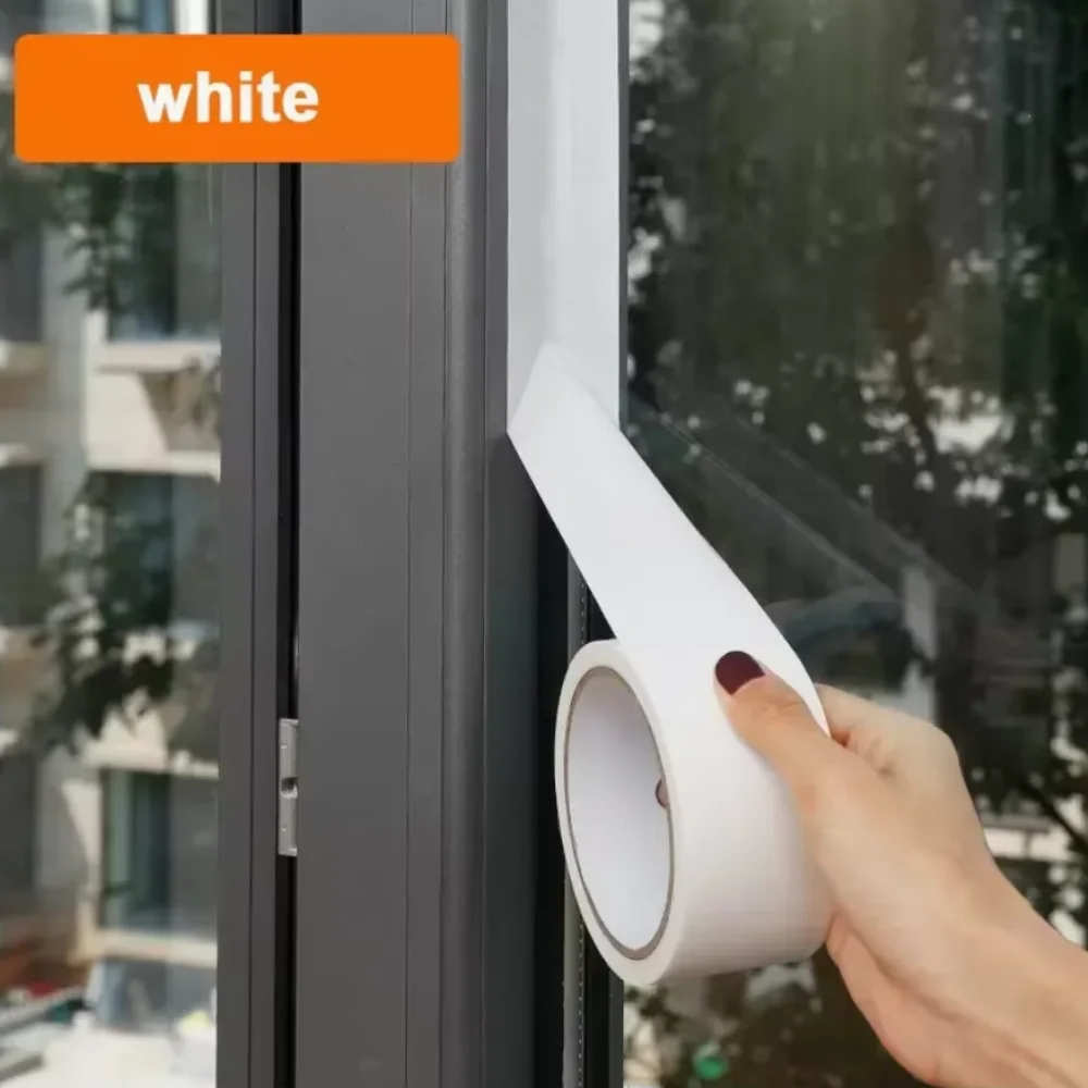 Transparent Window Weatherproof Sealing Tape 10M Waterproof Self Adhesive Door Seal Strip for Insulation Ventilation