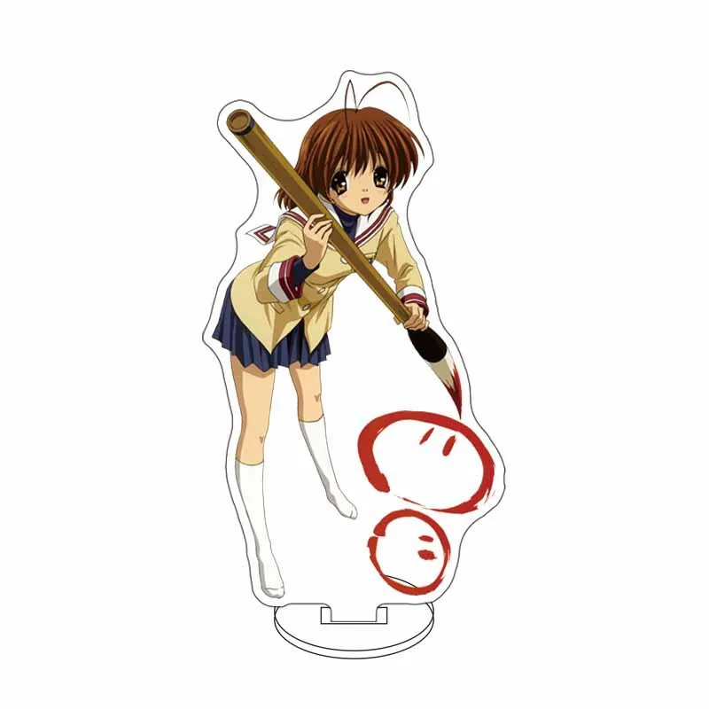 16 см CLANNAD аниме акриловая подставка украшения Okazaki Tomoya Nagisa Furukawa Fujibayashi Kyō фигурка подставка для фанатов коллекционные подарки