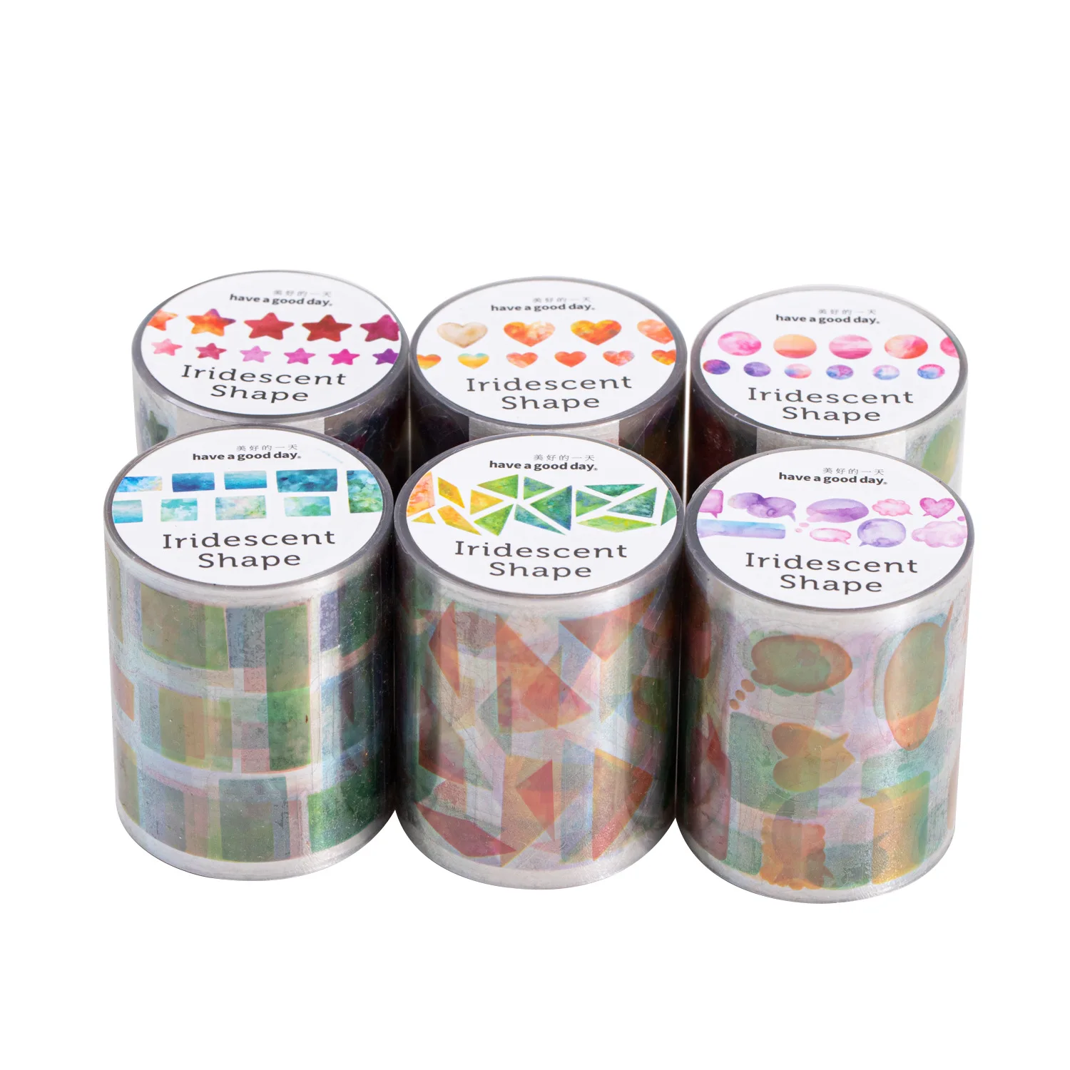 1pcs/1lot Decorative Adhesive Tapes Illusionary Shape Decorative Scrapbooking DIY Paper Japanese Stickers