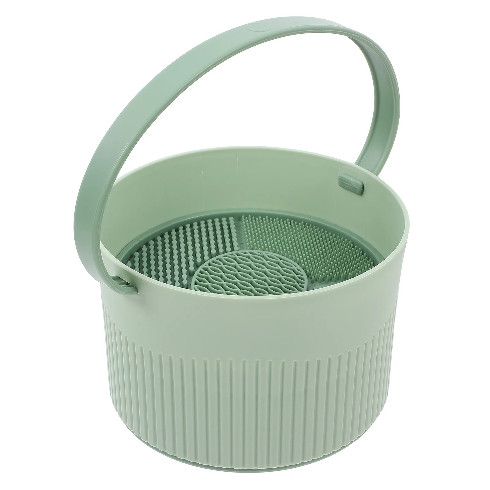 

Silicone Brush Cleaner Wash Dry Bowl TPR PP Material Long Handle Brushes Cleaning Tools Makeup Accessories