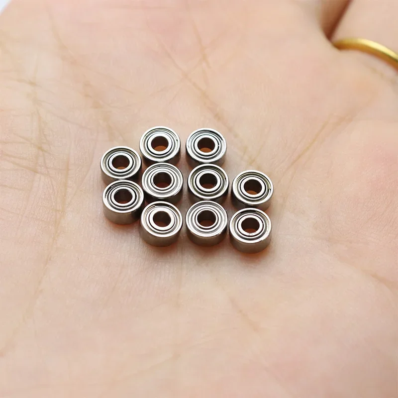 10 Stück Miniaturkugellager 3x7x3 3x8x4 4x8x3 5x8x2 5x10x4 8x22x7 608zz 2Z für Fahrrad RC Auto Spielzeug Hochgeschwindigkeitsstille kleine Lager