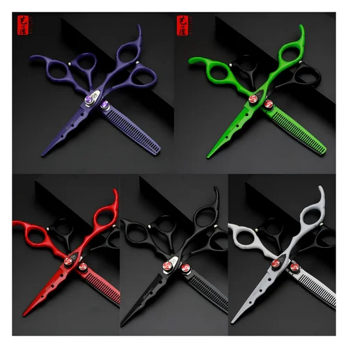 Imagen 1 del producto Tijeras Profesionales de Peluquería | Tijeras de Peluquería Japonesas de Acero Inoxidable, Tijeras de Corte de Pelo Multicolores, para Uso en Salón