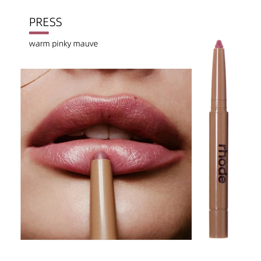 RhodeSkin Peptide Lip Shape Pen Lip Liner Langdurige Lip Tint Potlood Pen Make-up Lipstick Poeder Blusher Gloss Make-up Lipliner