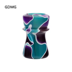 GDMG brush-Candy pattern Purple and Blue  Shaving Brush Handle Acrylic Material Handmade Handle Men's Beard Care Tools