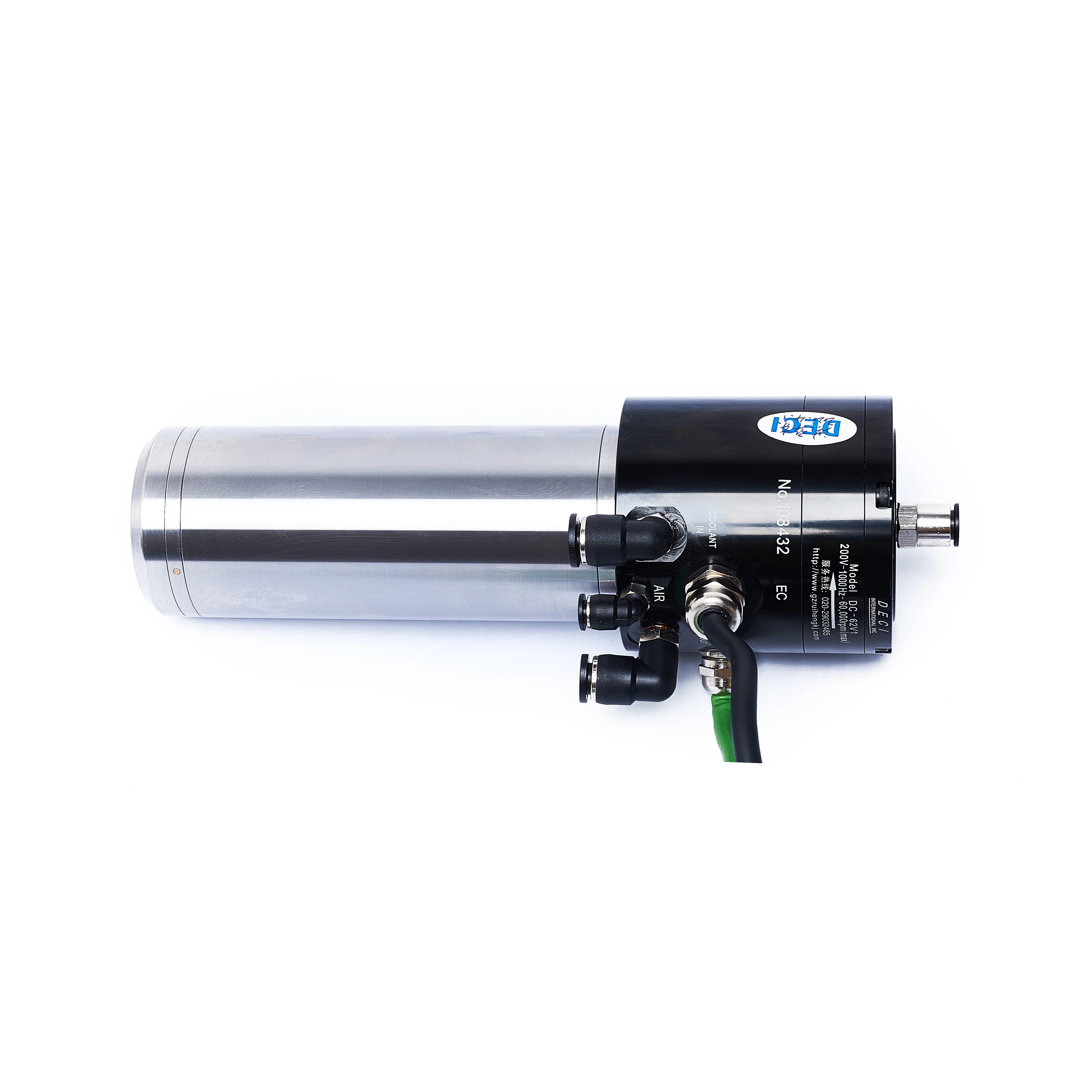 

DECI Spindle ER11 T11 Tool Holder Spindle Water Cooling 60000rpm 220V 2.2KW Motor Machine Tool Milling Factory Spindle Motor