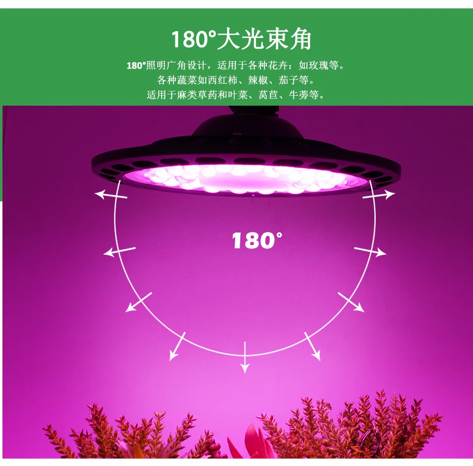 

Светодиодный светильник для посадки теплицы, полный спектр НЛО, летающая тарелка, 100/150/200 Вт, светильник для роста растений, многофункциональная лампа для посева, хит продаж