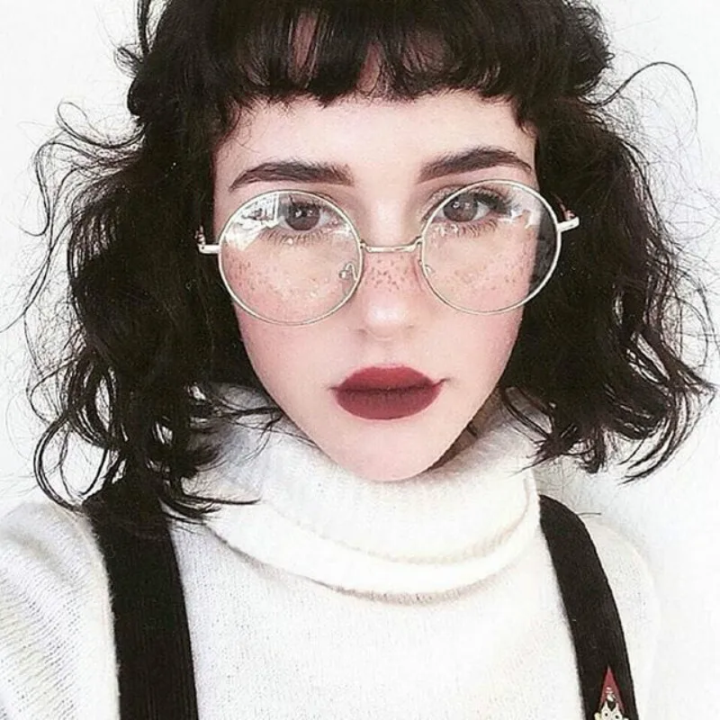 2026 Round Clear Glasses Frame Women Men Prescription Glasses Retro Optical Eyeglasse Spectacle Frames Female Fake glasses