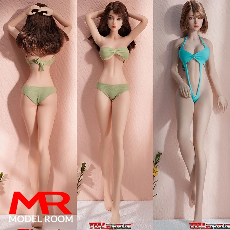 

TBLeague PLLB2022-S50 S51 1/6 Female Tall Anime Seamless Body 12'' Narrow Shoulder Long Leg Large Bust Action Figure Body Doll