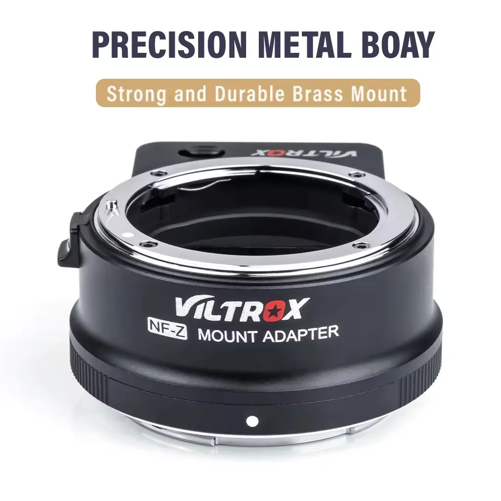 NF-Z VILTROX สำหรับ Nikkor F mount เลนส์ TO NIK Z อะแดปเตอร์อุปกรณ์ติดกล้องโฟกัสอัตโนมัติอะแดปเตอร์เลนส์เต็มเฟรมสำหรับ Nikon Z6 Z7 Z8 Z9 Z7II