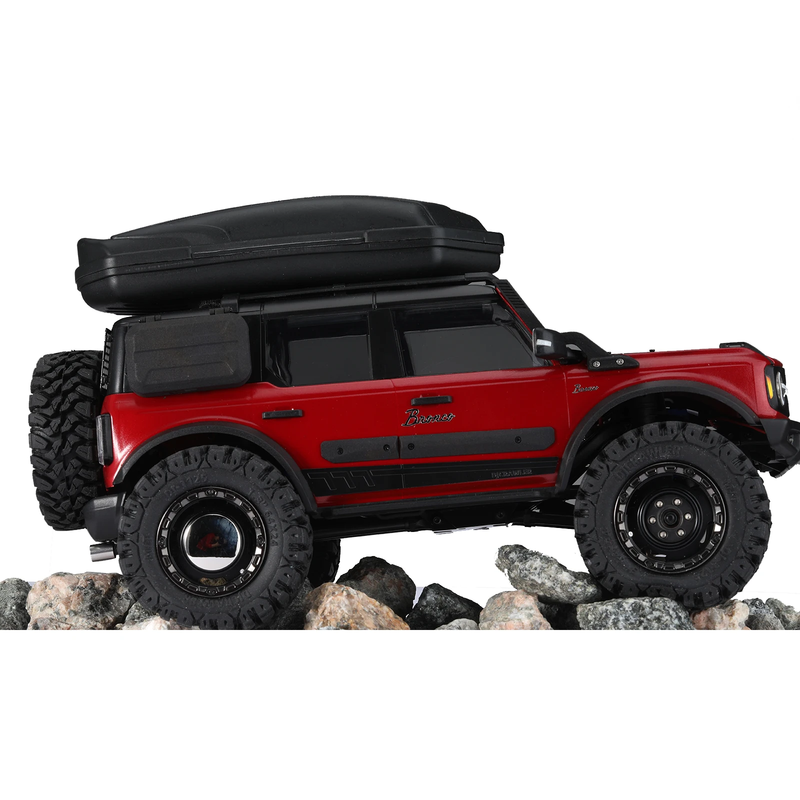 DC Roof Rack Box 1/18 RC Truck Crawler Car Luggage for TRX-4M Bronco TRX4M SCX10 6x6 4x4 Rock Upgrades Accessories