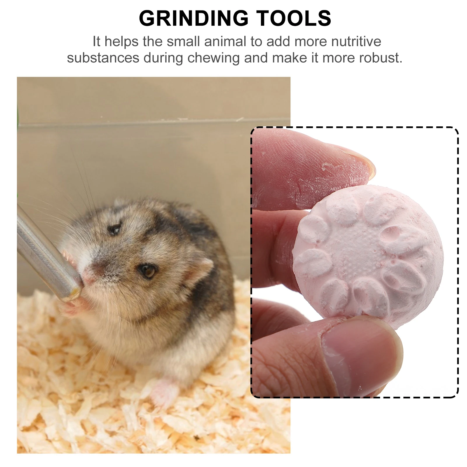 

15Pcs Small Animal Mineral Calcium Chew Stone Teeth Grinder for Hamster Rabbit Parrot Small Pets Mineral Stone Teeth