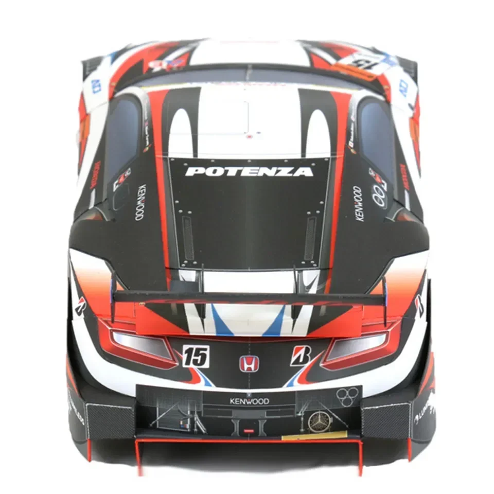 WRC 2016 NSX CONCEPT-GT 1:24 نموذج ورقي للسيارة، Dakar World Rally Racing Origami Art، صناعة يدوية ثلاثية الأبعاد Papercraft DIY Craft ZX-148 #3