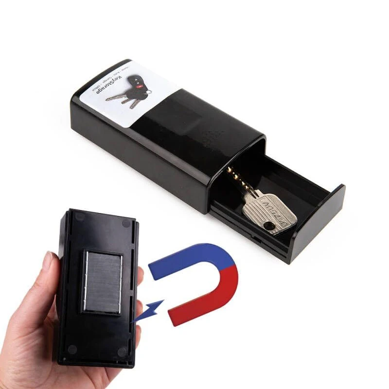 Magnetic Key Hider hide a key magnetic car outside magnetic key box for Cars Boats Rentals and Emergencies Safe Spare Key Holde