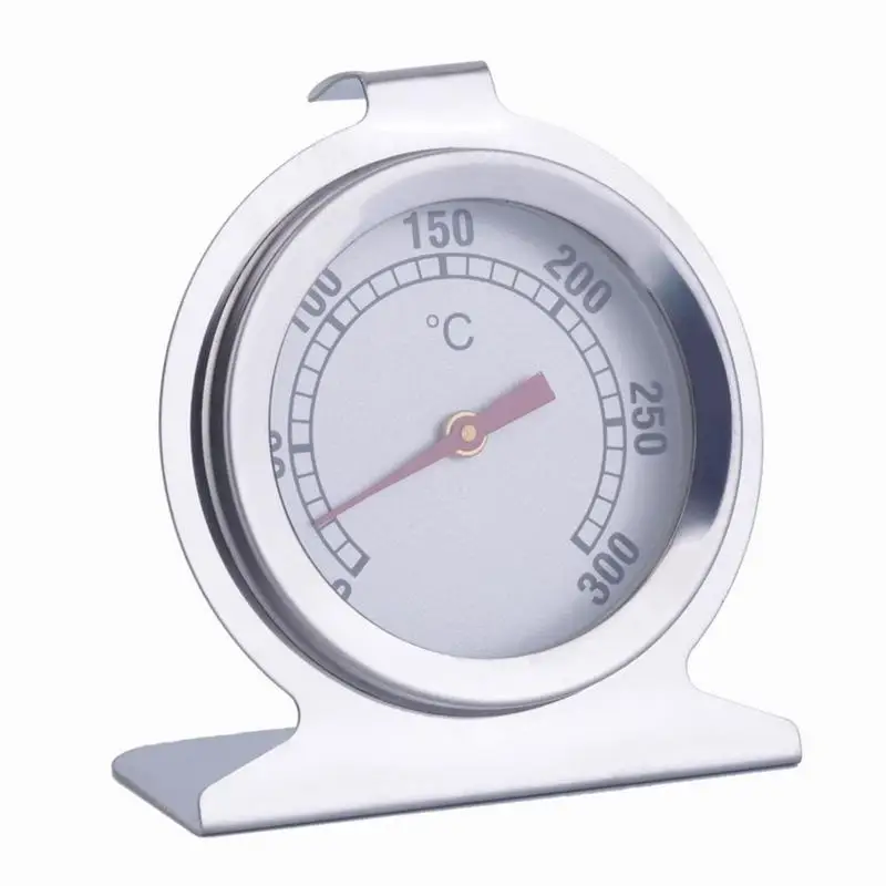 Stainless Steel Oven Thermometer Food Meat Grill Cooking Mini Dial Stand Up Temperature Gauge For Oven Cooker Kitchen Tool 300°C