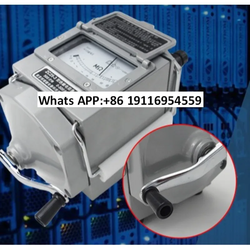 

Megameter ZC25-3 Insulated Hand Meter 500V 500M ZC-7 Resistance Tester 205x120.